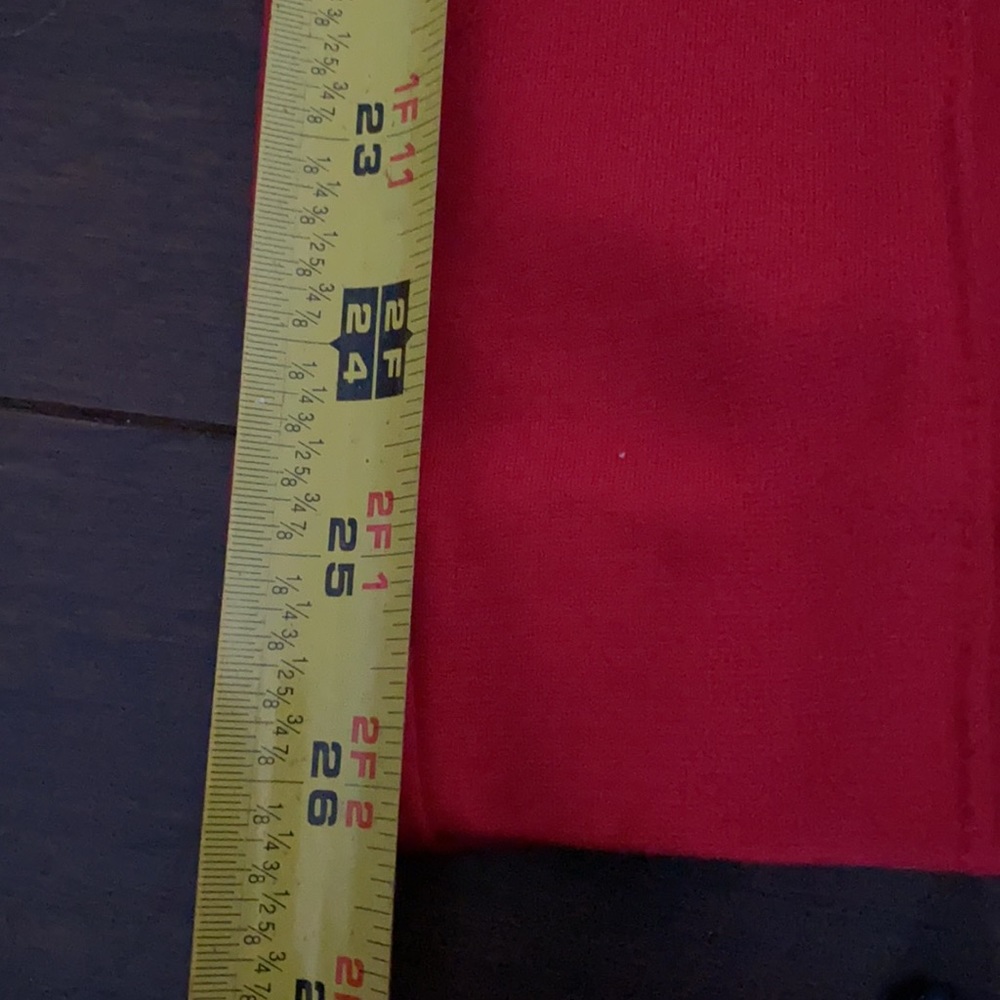 Red, Side Zip Slacks - image 7